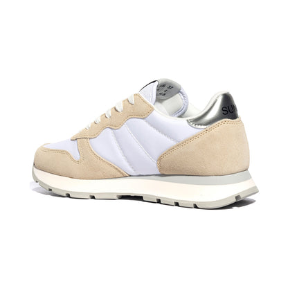 Sneakers Sun 68  Ally Gold Silver Bianco Panna