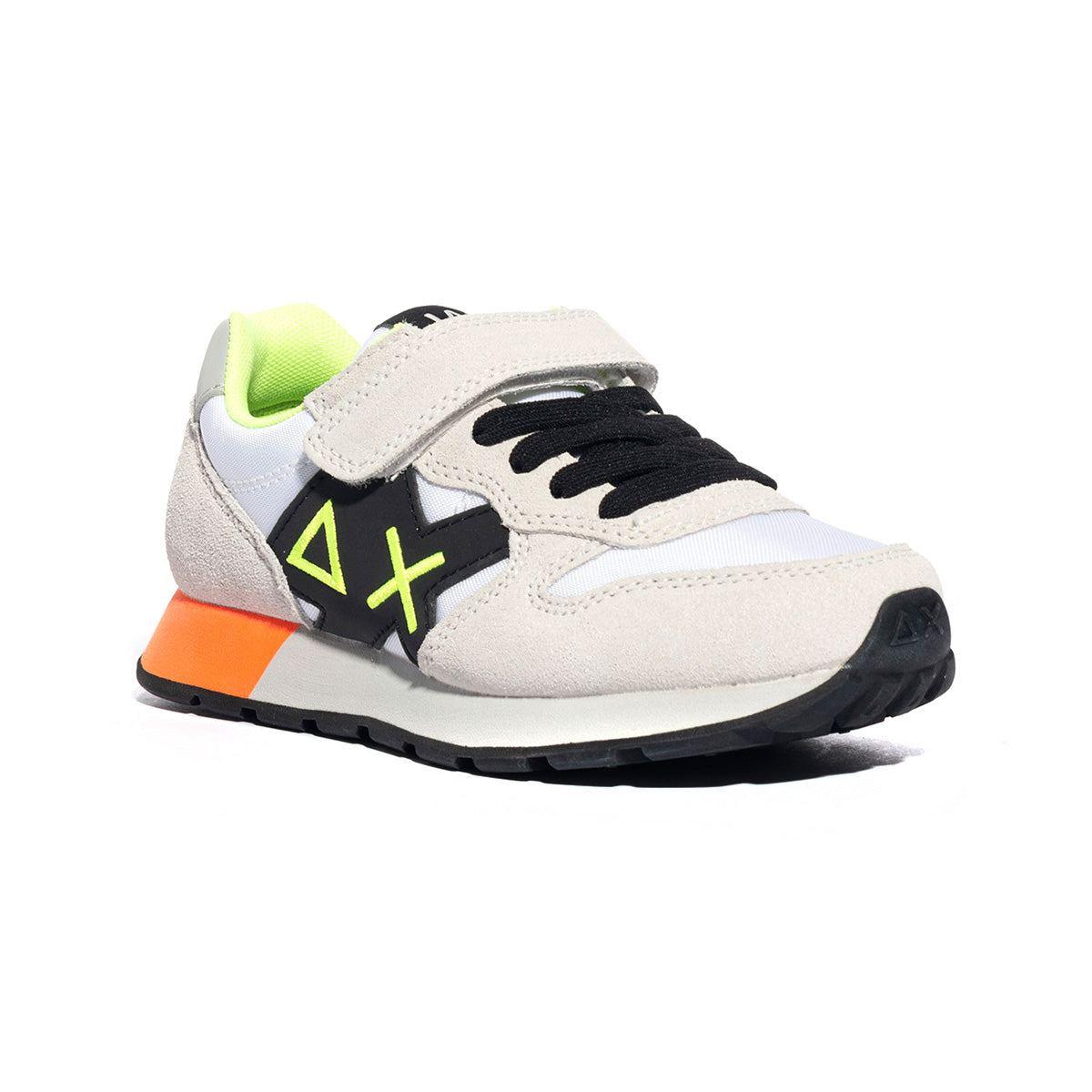 Sneakers Sun 68  Boy'S Jaki Fluo  Kid Bianco