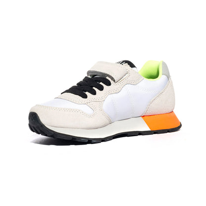 Sneakers Sun 68  Boy'S Jaki Fluo  Kid Bianco