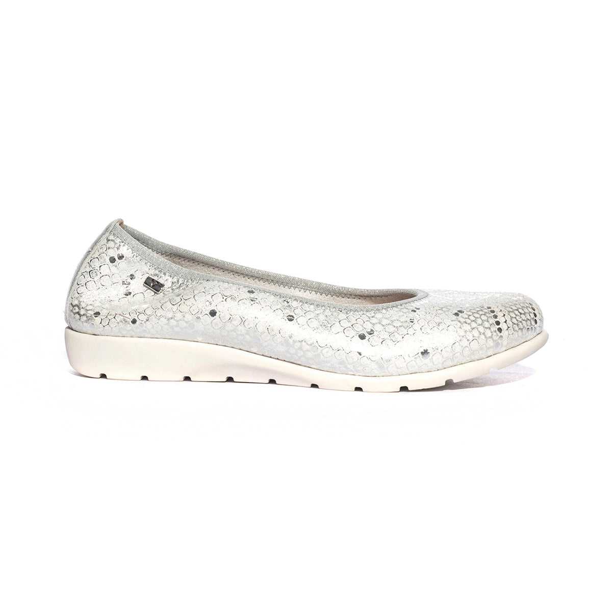 VALLEVERDE V66155 ARGENTO Ballerine Donna 