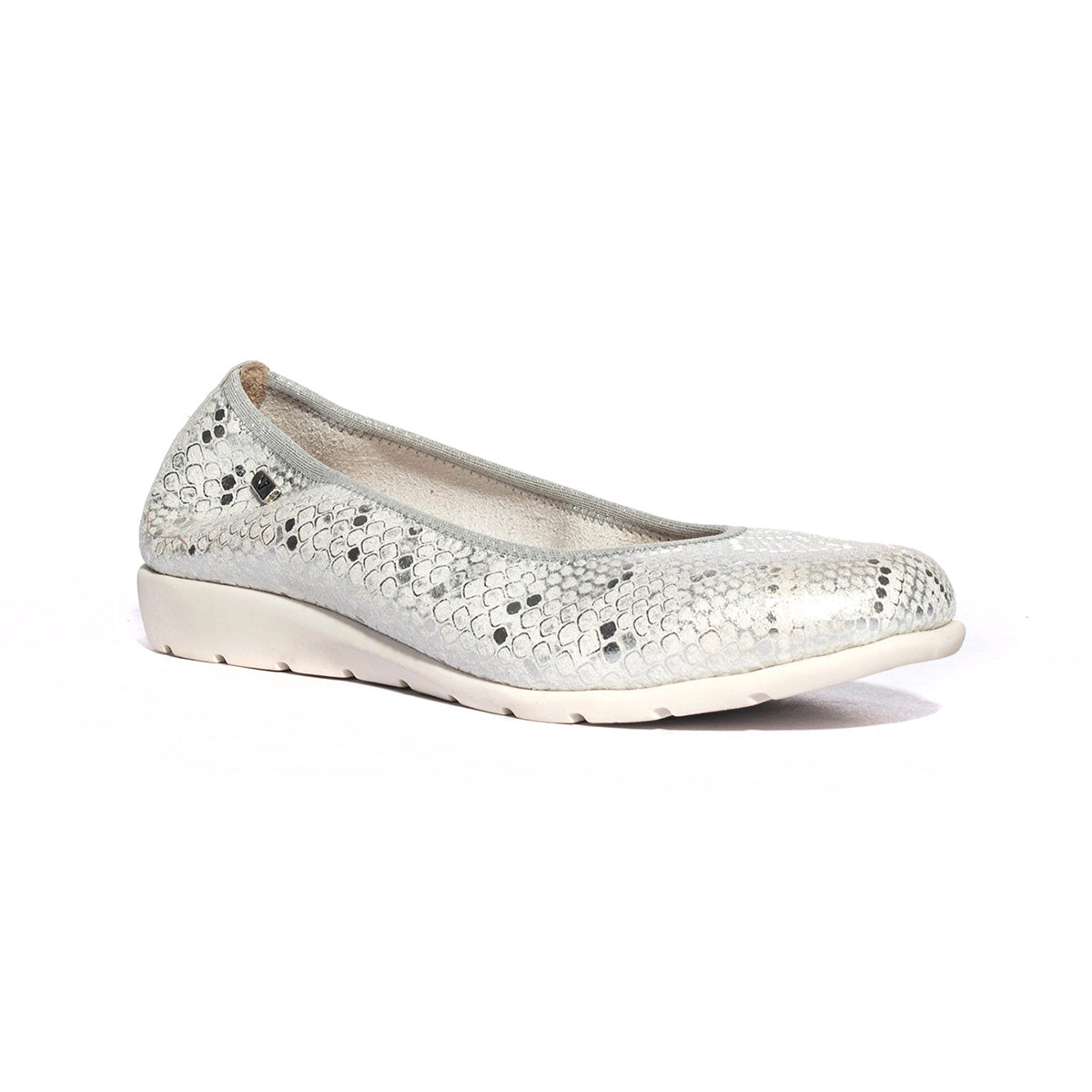 VALLEVERDE V66155 ARGENTO Ballerine Donna 