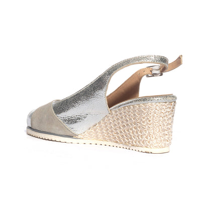 VALLEVERDE V66203 ARGENTO Sandali Donna 