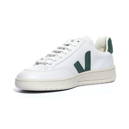 Sneakers Veja Leather Bianche Verdi