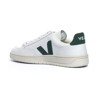 Sneakers Veja Leather Bianche Verdi