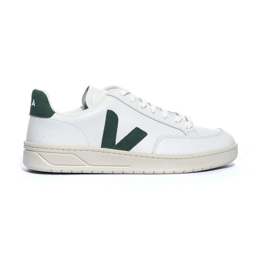 Sneakers Veja V-90 Leather Bianche Verdi