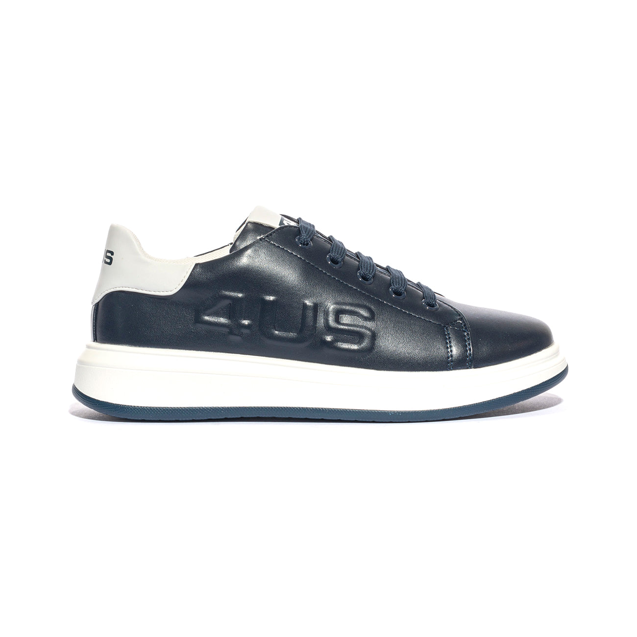 4US 42700 BLU WHITE Sneakers Bambino 