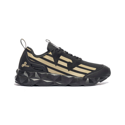 ARMANI X8X217 TRIPLE BLACK GOLD Sneakers Uomo 