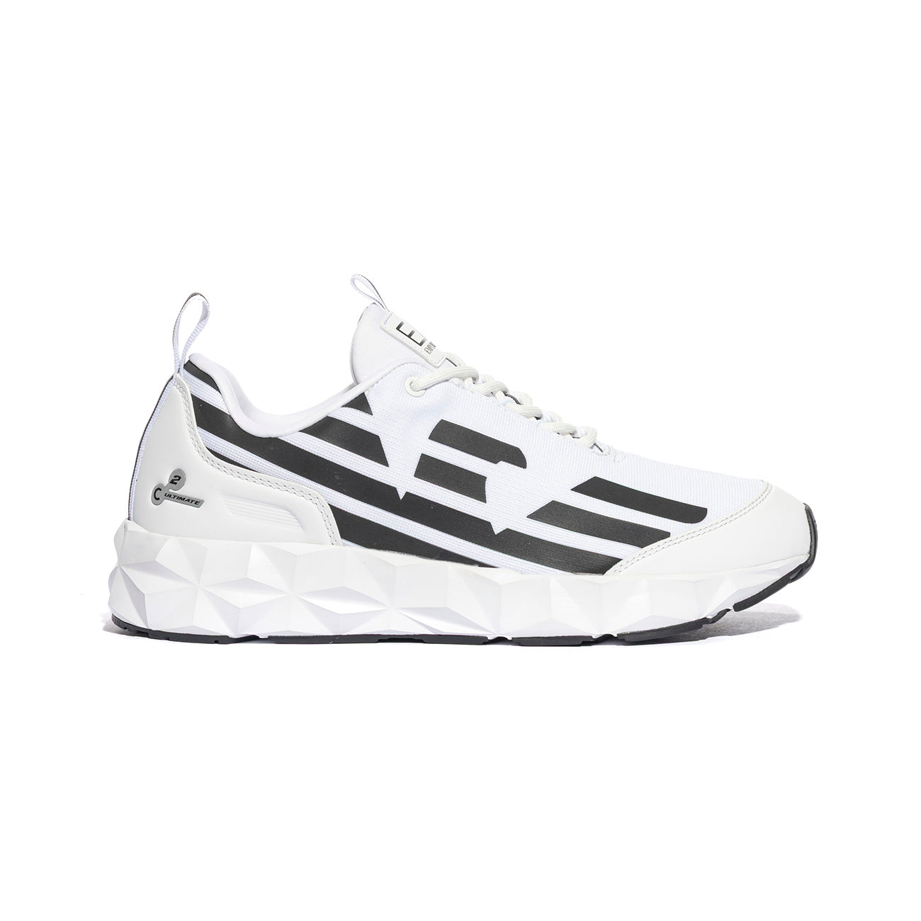 ARMANI X8X217 WHITE BLACK Sneakers Uomo 