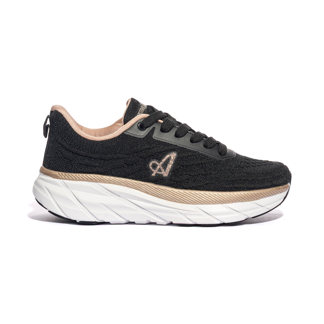 AUSTRALIAN AU32W108 BLACK ROSE GOLD Sneakers Uomo 