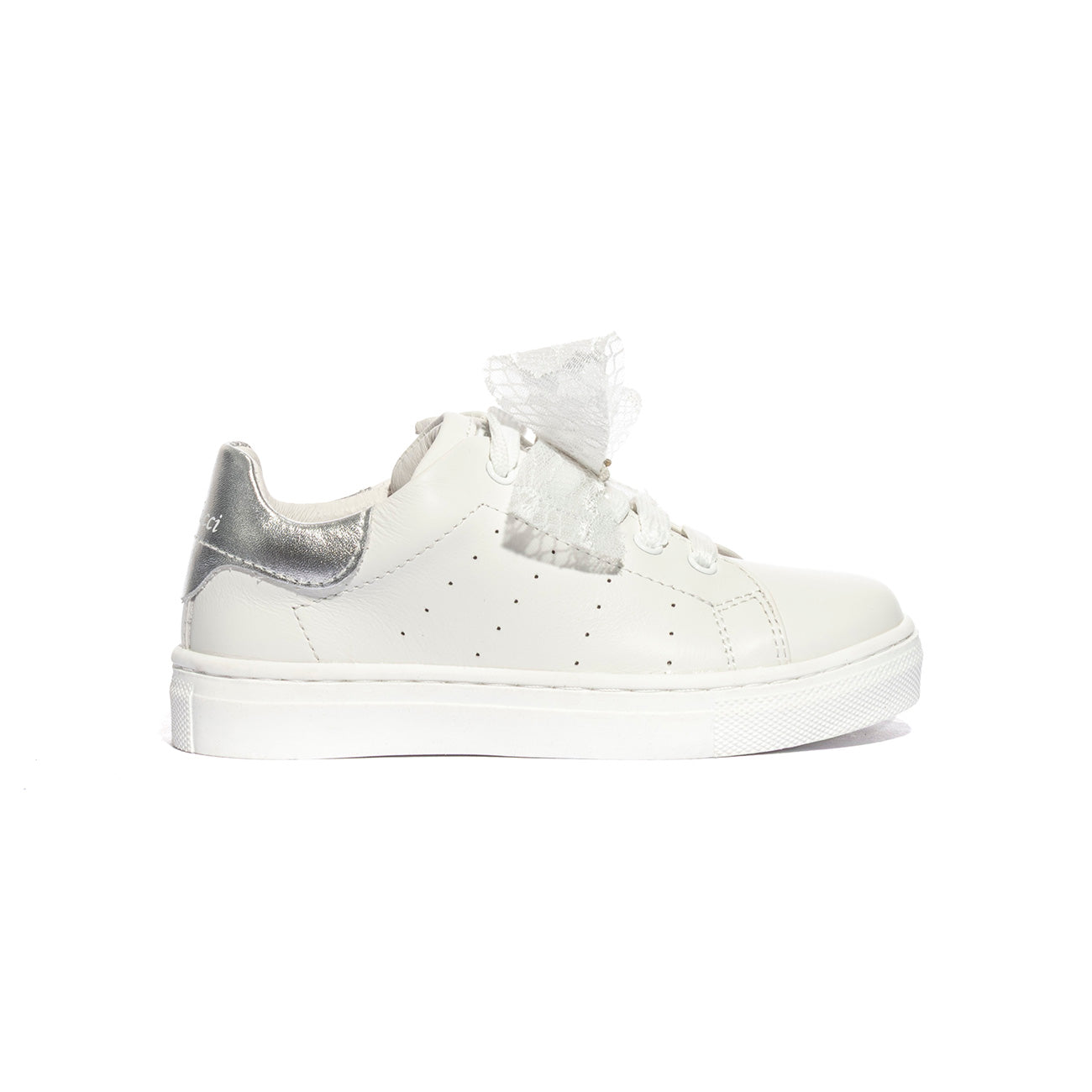 BALDUCCI BUTT1901 BIANCO ARGENTO Sneakers Bambina 