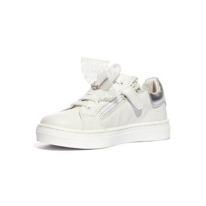 BALDUCCI BUTT1901 BIANCO ARGENTO Sneakers Bambina 