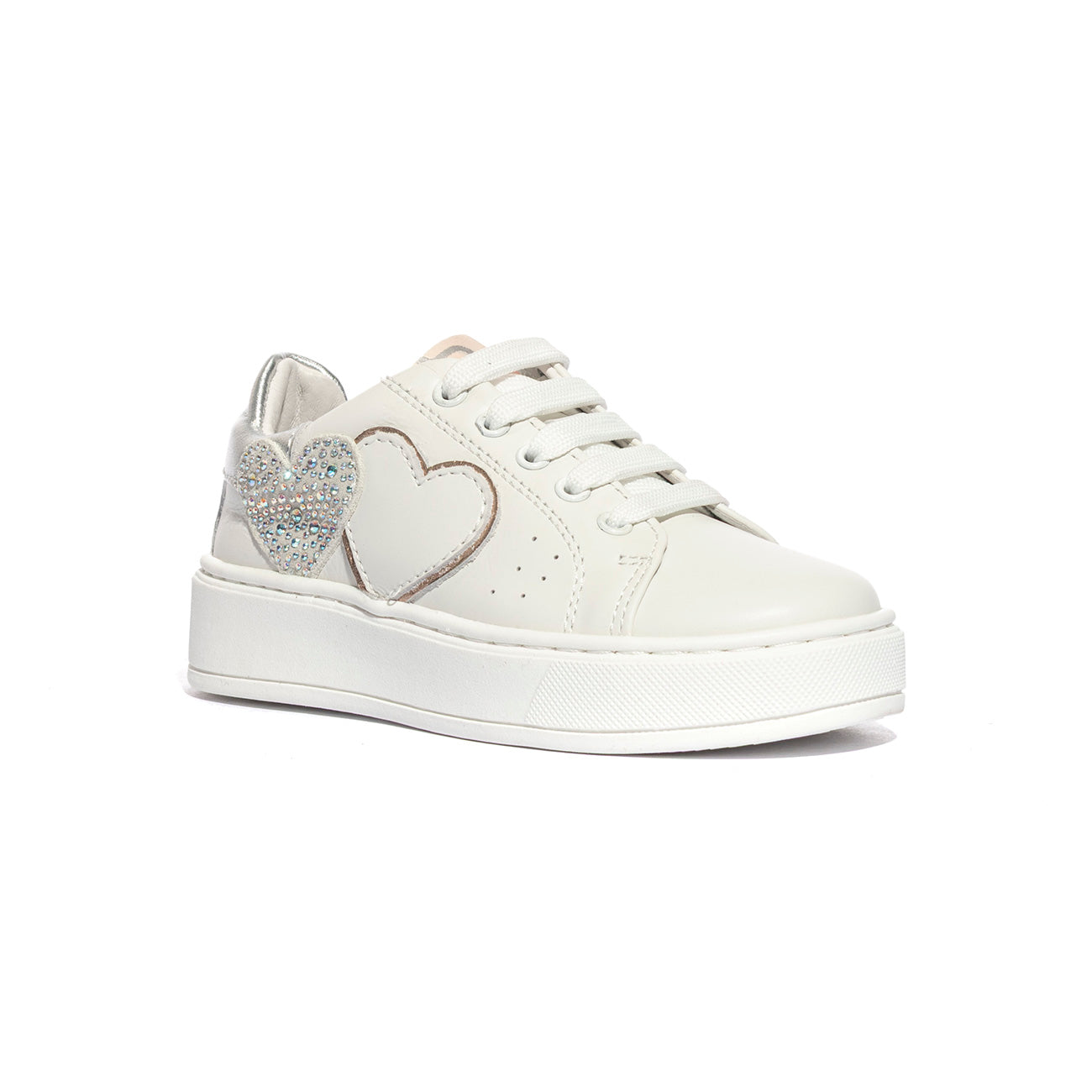 BALDUCCI KIAB1101 BIANCO ARGENTO Sneakers Bambina 