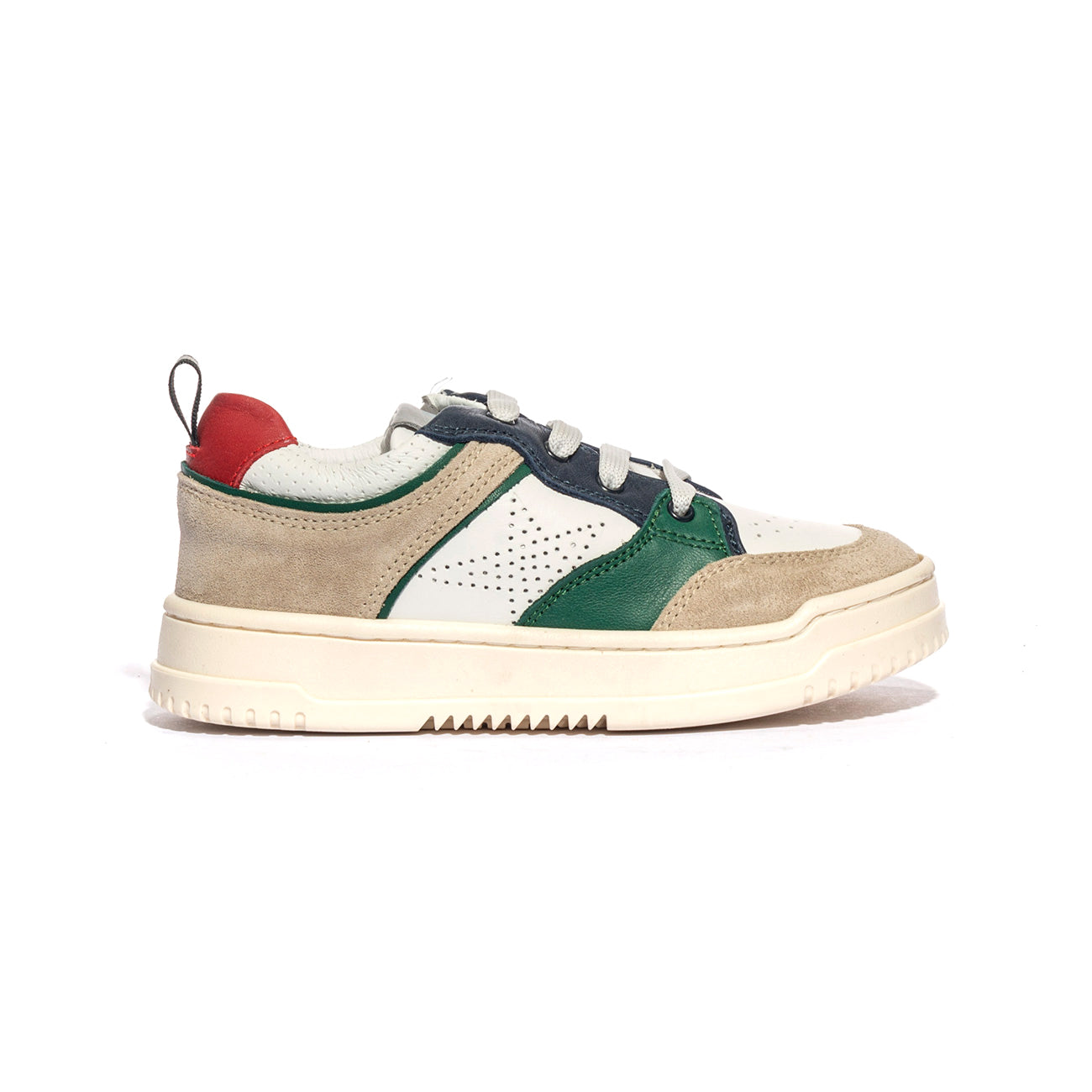BALDUCCI OTRO1065 BEIGE BIANCO VERDE Sneakers Bambino 