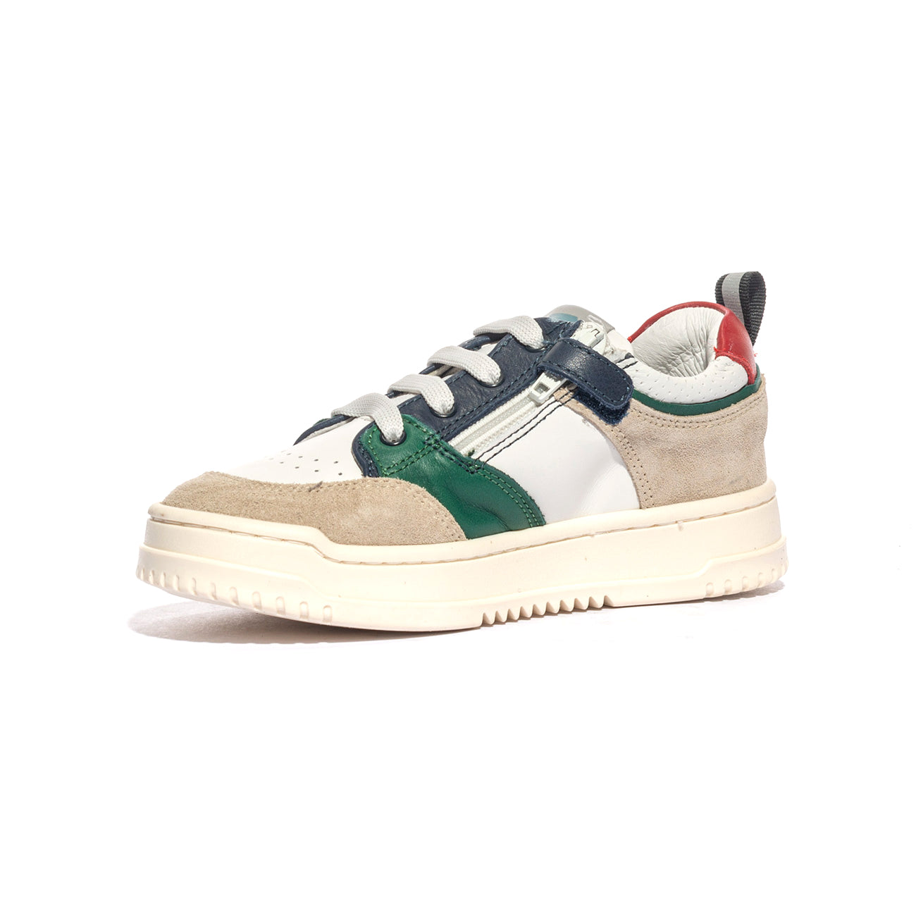 BALDUCCI OTRO1065 BEIGE BIANCO VERDE Sneakers Bambino 