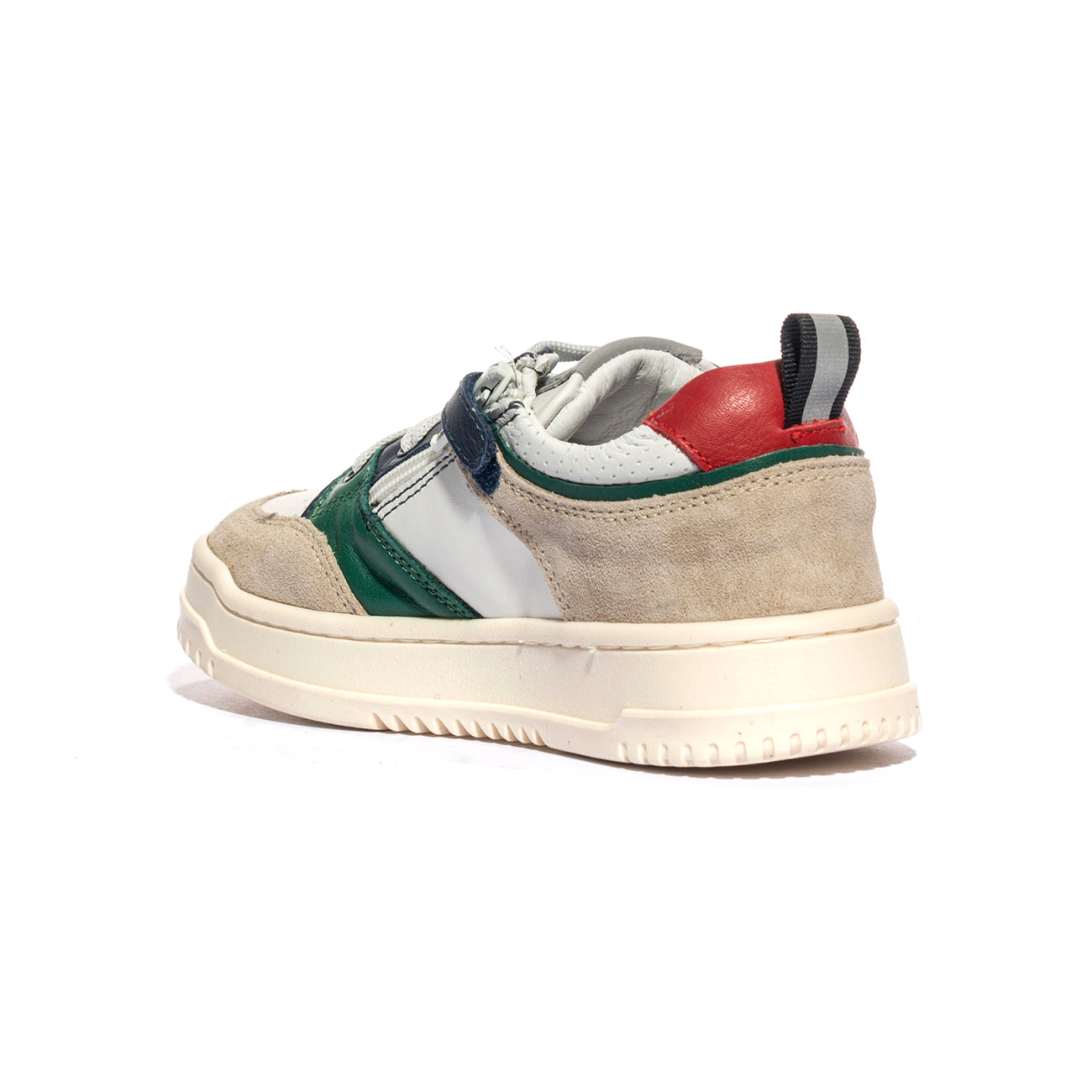 BALDUCCI OTRO1065 BEIGE BIANCO VERDE Sneakers Bambino 