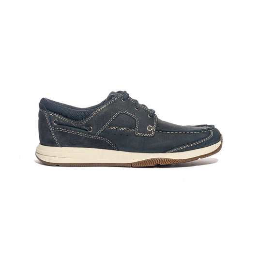 CLARKS 176972 NAVY NUBUK Sneakers Uomo 