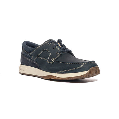 CLARKS 176972 NAVY NUBUK Sneakers Uomo 