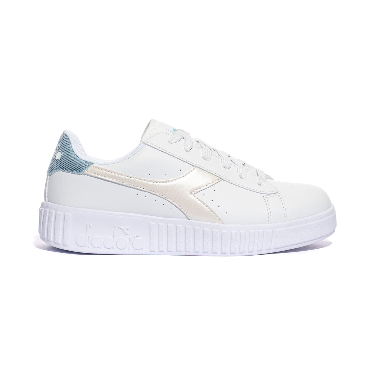 DIADORA 101.181541 BIANCO AZZURRO CIELO Sneakers Bambina 
