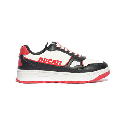 DUCATI DU23G200 WHITE BLACK RED Sneakers Bambino 