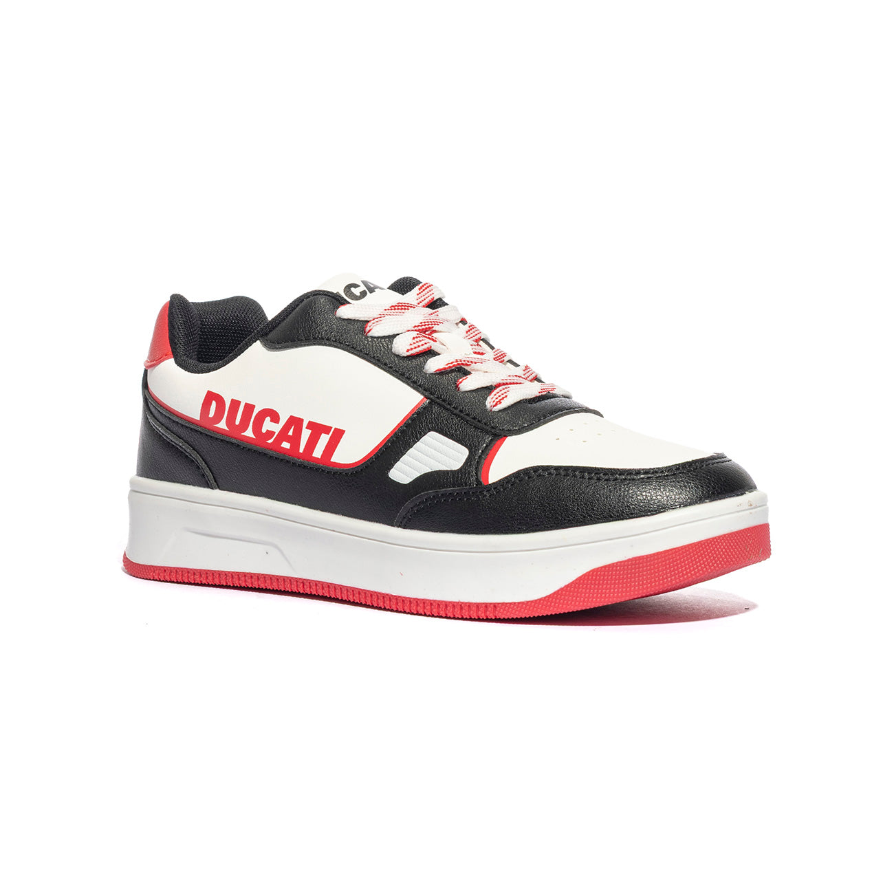 DUCATI DU23G200 WHITE BLACK RED Sneakers Bambino 