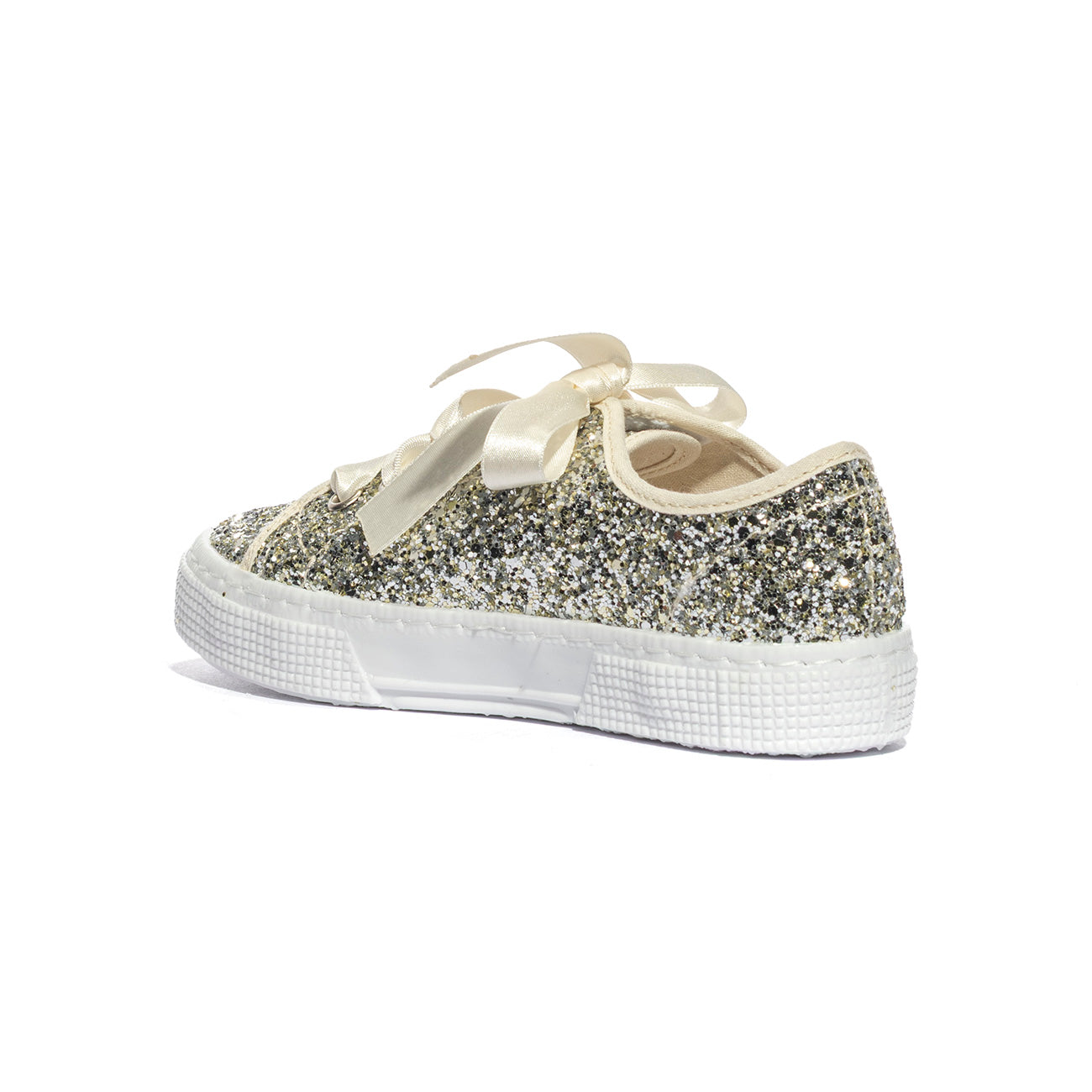 DXO 105 GLITTER PLATINO Sneakers Bambina 