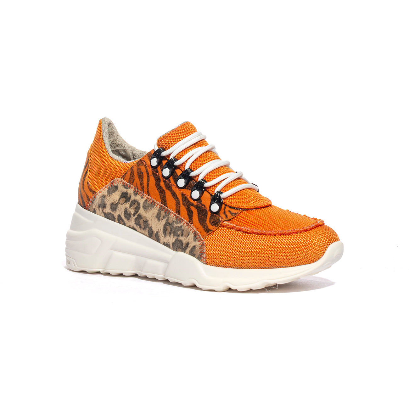 EASY'N ROSE 607-001 ARANCIO ZEBRA Sneakers Donna 