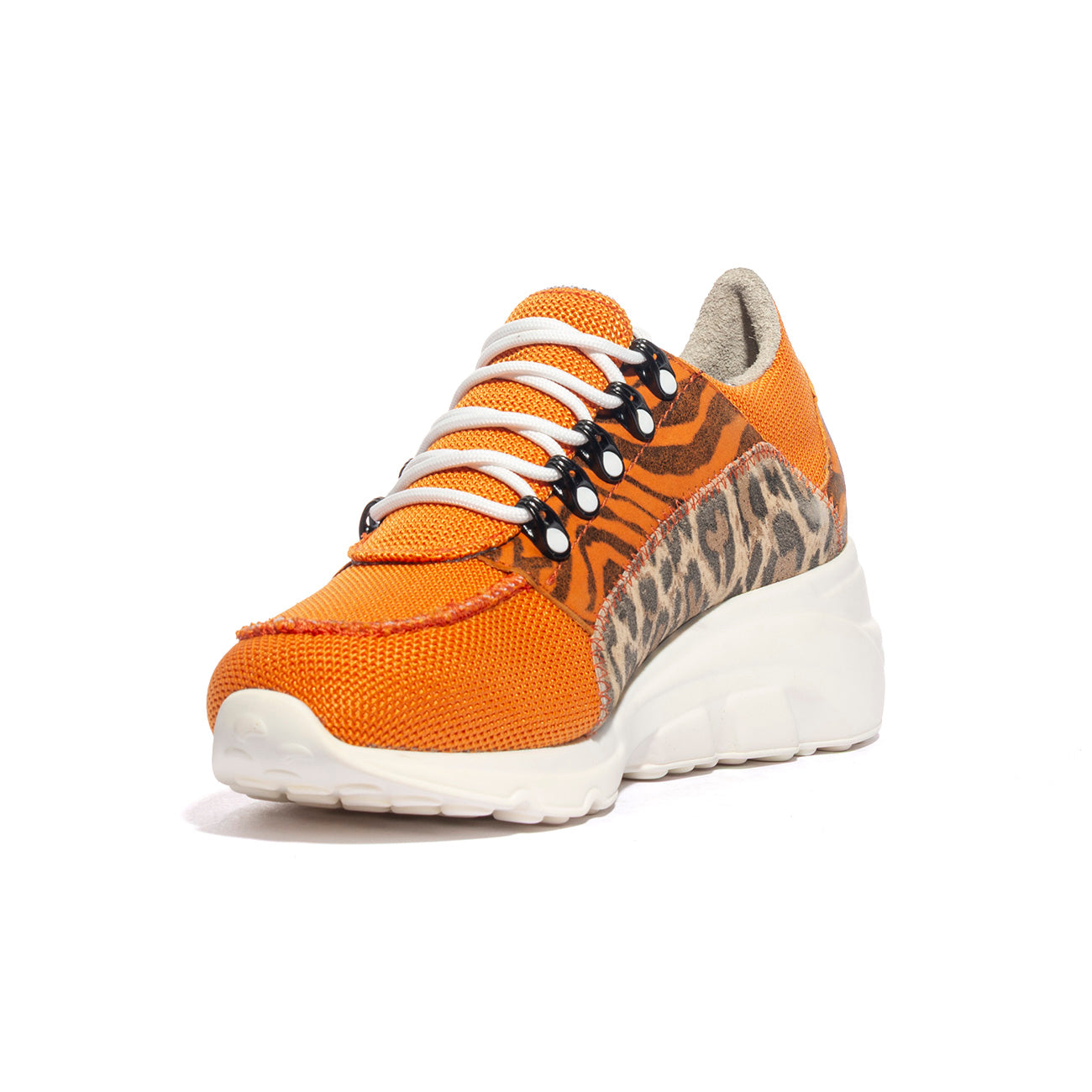 EASY'N ROSE 607-001 ARANCIO ZEBRA Sneakers Donna 