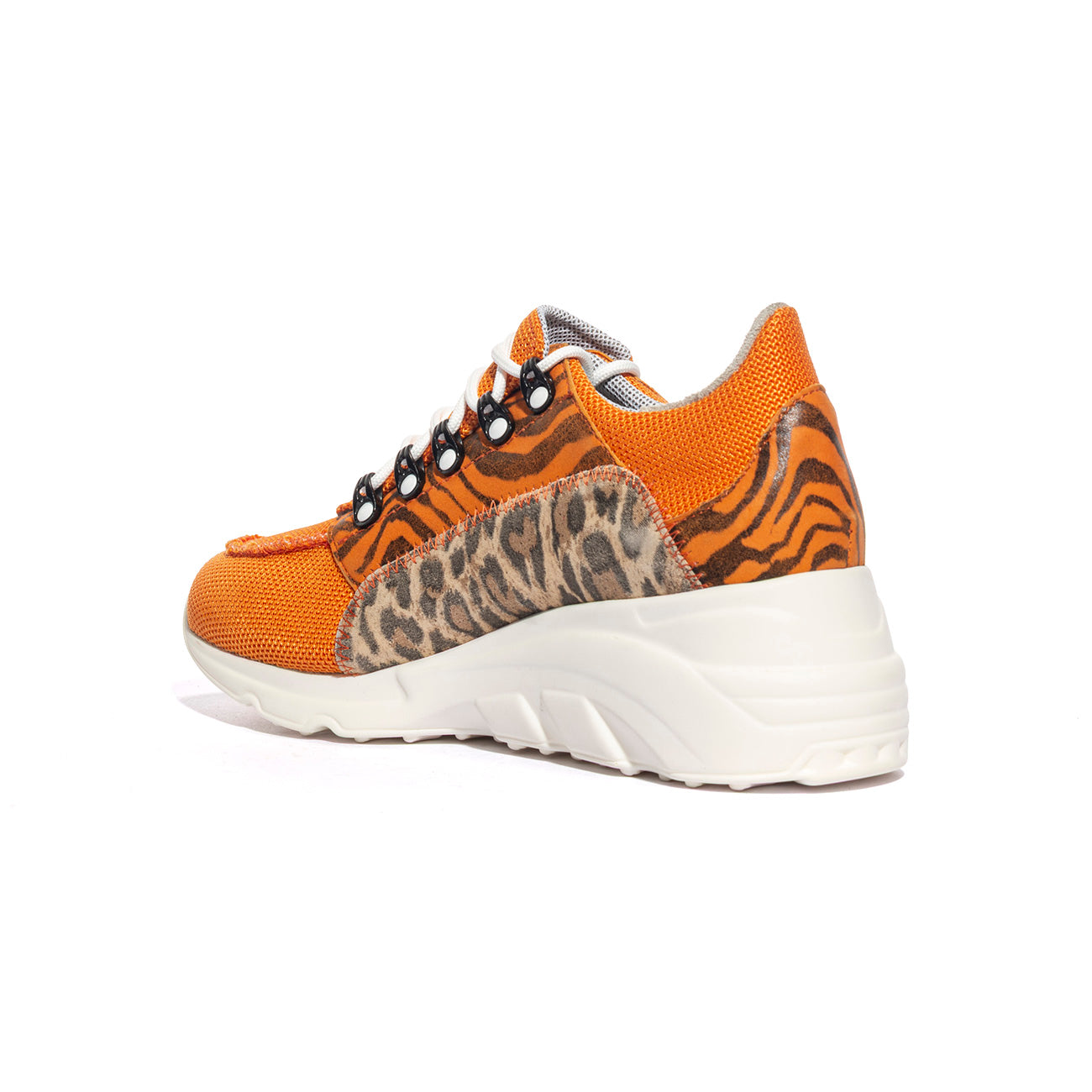 EASY'N ROSE 607-001 ARANCIO ZEBRA Sneakers Donna 