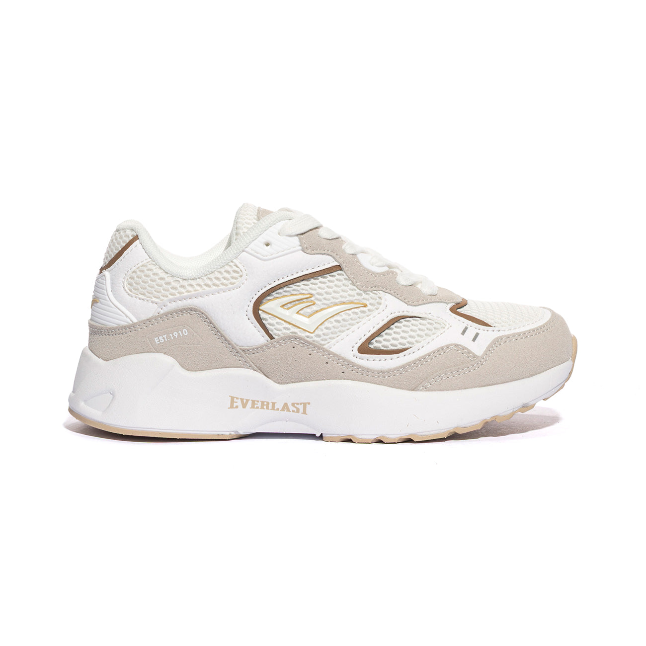 EVERLAST EV-608 WHITE BEIGE GUM Sneakers Unisex 