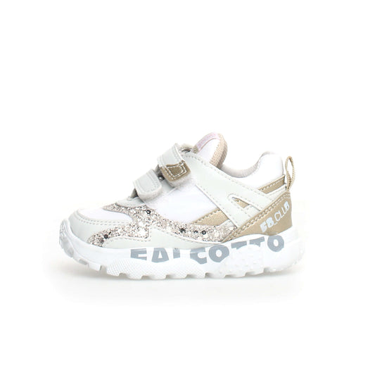 FALCOTTO 0012018224-02-1N03 WHITE PLATINUM Sneakers Bambina 