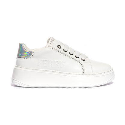 FERRE' FB071 WHITE SILVER Sneakers Bambina 