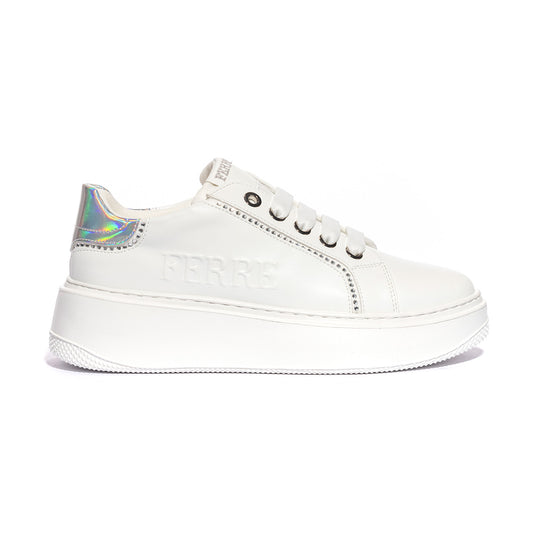FERRE' FB071 WHITE SILVER Sneakers Bambina 