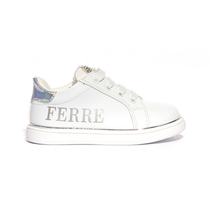 FERRE' FB090 WHITE SILVER Sneakers Bambina 