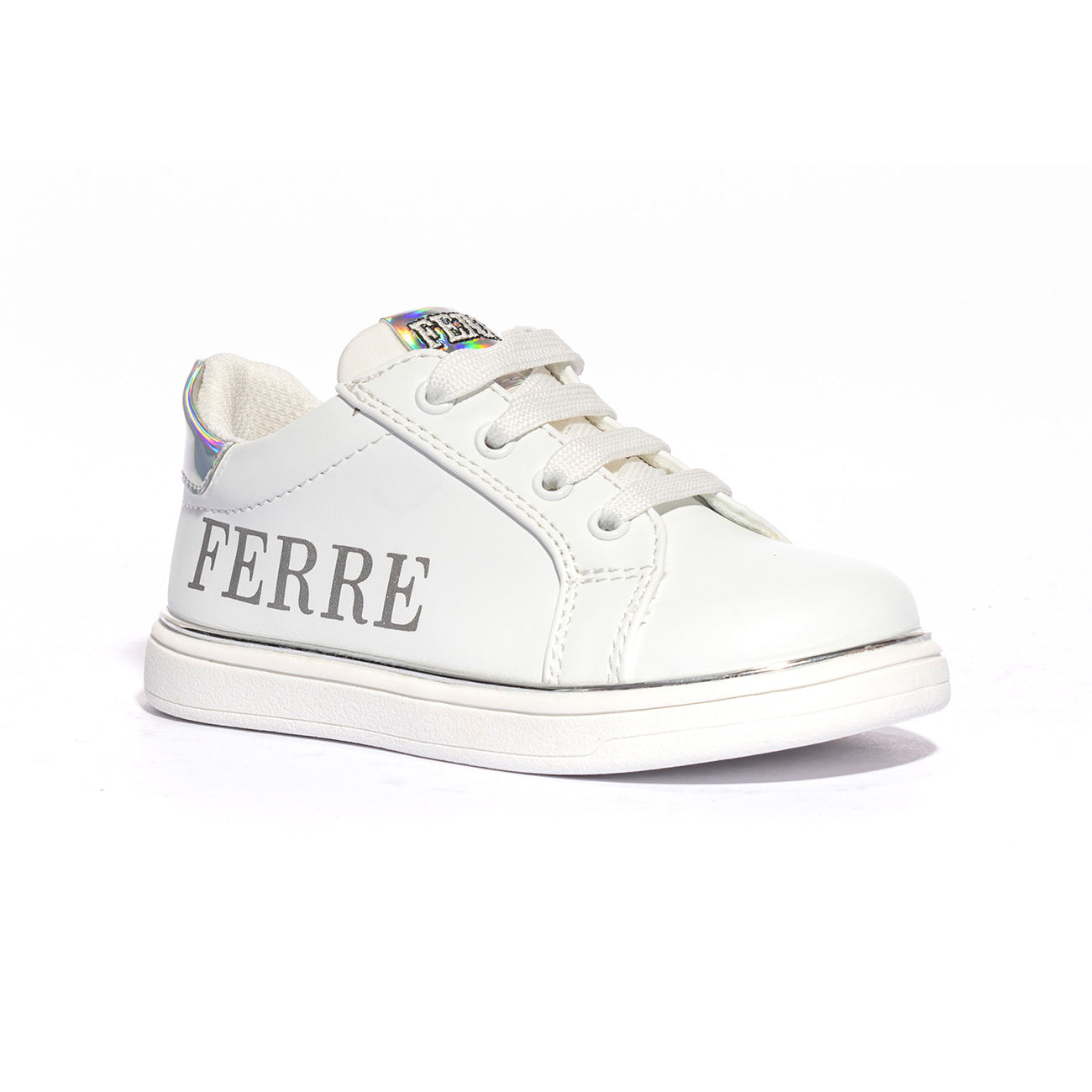 FERRE' FB090 WHITE SILVER Sneakers Bambina 