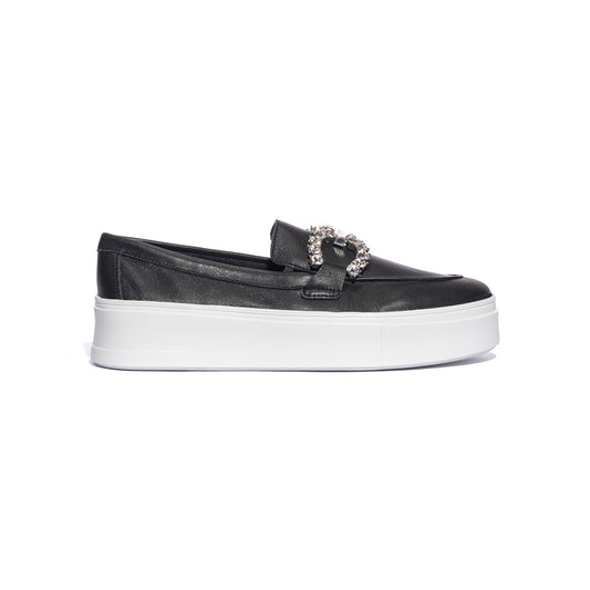 FRAU 36M4 NERO Mocassini Donna 