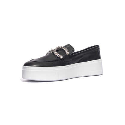 FRAU 36M4 NERO Mocassini Donna 