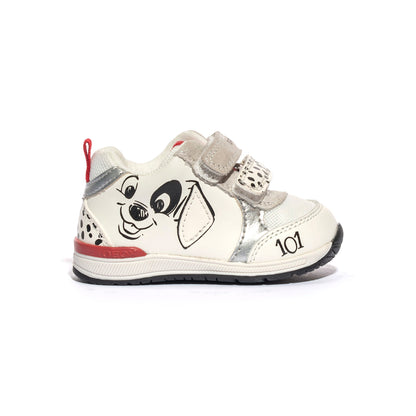 GEOX B450LB 085NF WHITE RED C0050 Sneakers Bambino 