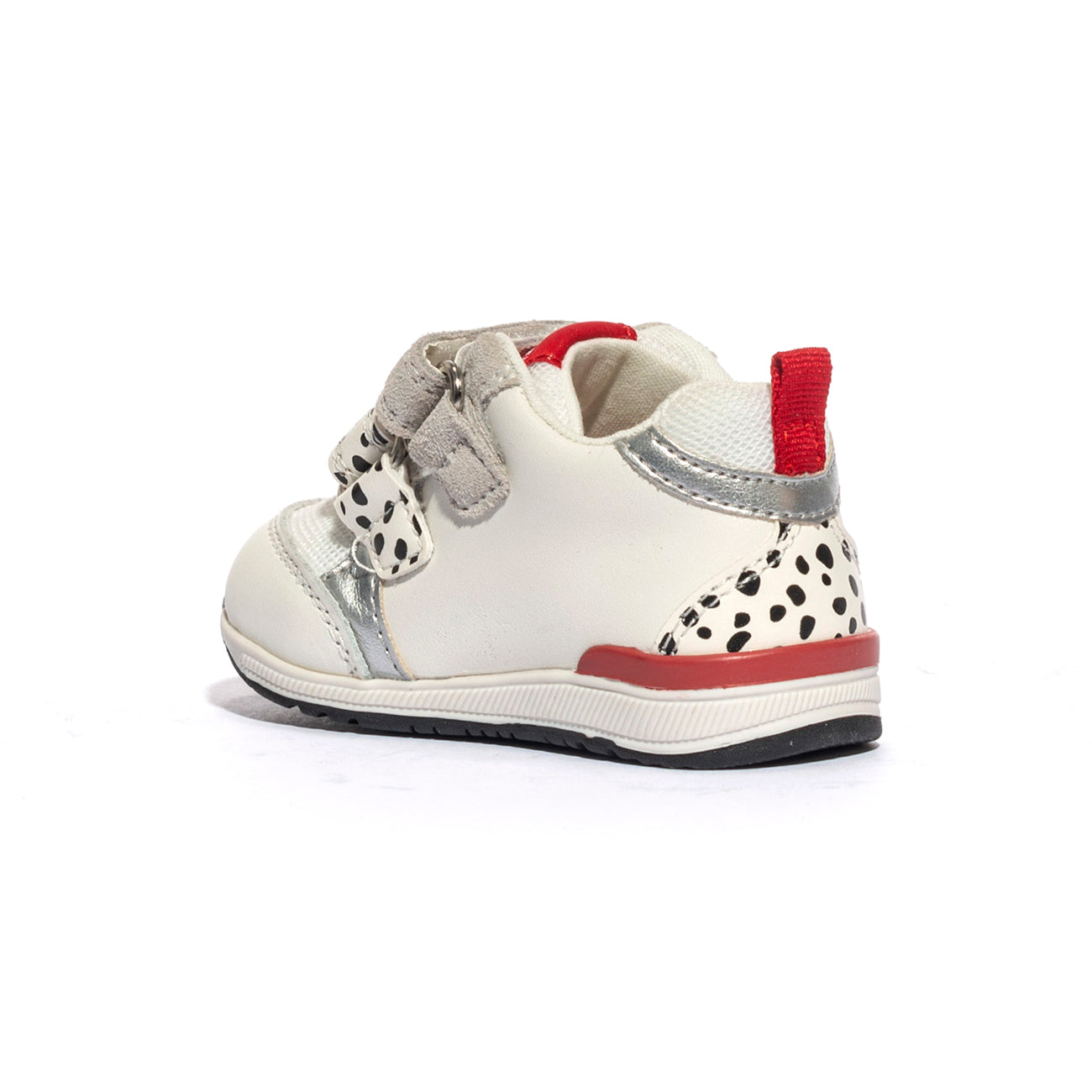 GEOX B450LB 085NF WHITE RED C0050 Sneakers Bambino 