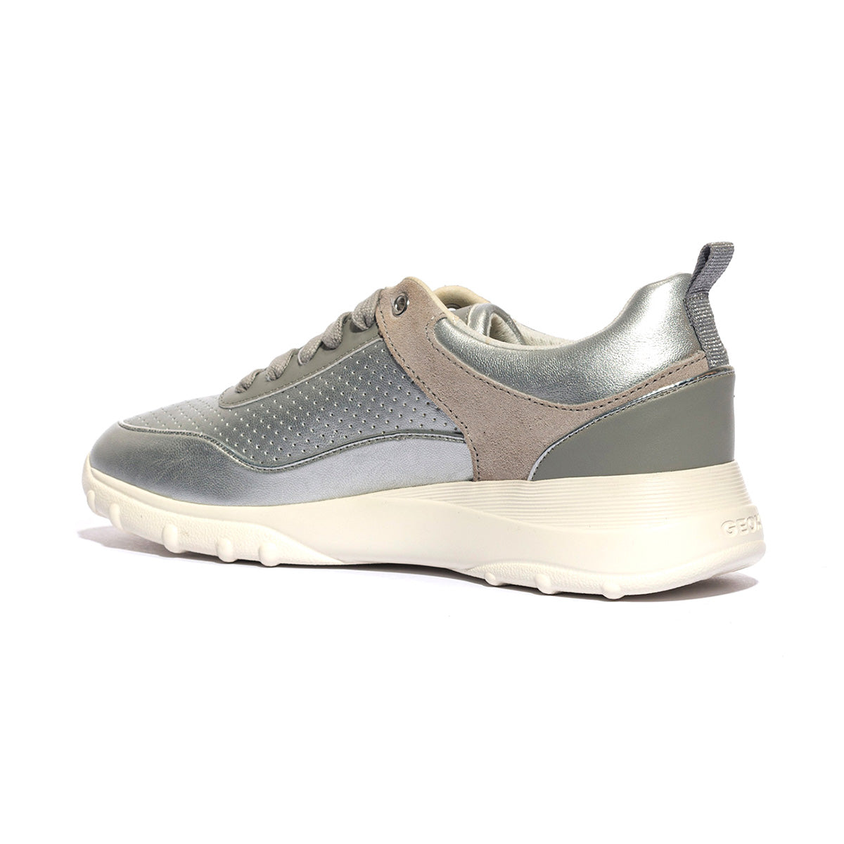 GEOX D35LPB 0AJ22 SILVER LTGREY C0898 Sneakers Donna 