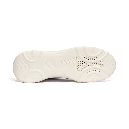 GEOX D55LPA OPTIC WHITE LT TAUPE C1RH6 Sneakers Donna 