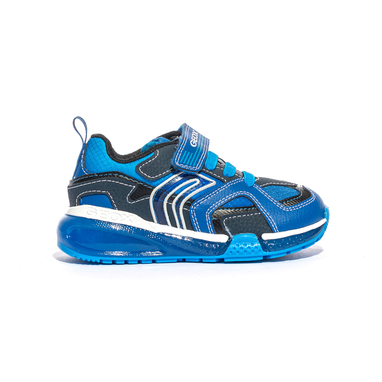GEOX J16FEA 0CEFU ROYAL LTBLUE C4255 Sneakers Bambino 