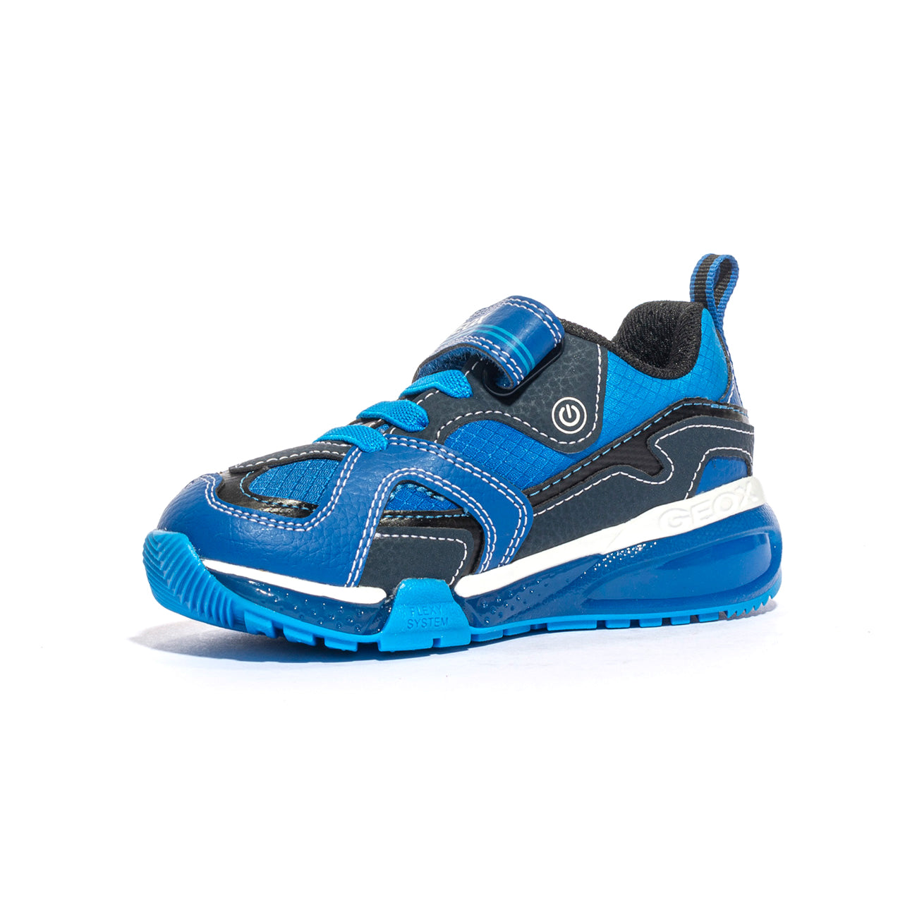 GEOX J16FEA 0CEFU ROYAL LTBLUE C4255 Sneakers Bambino 