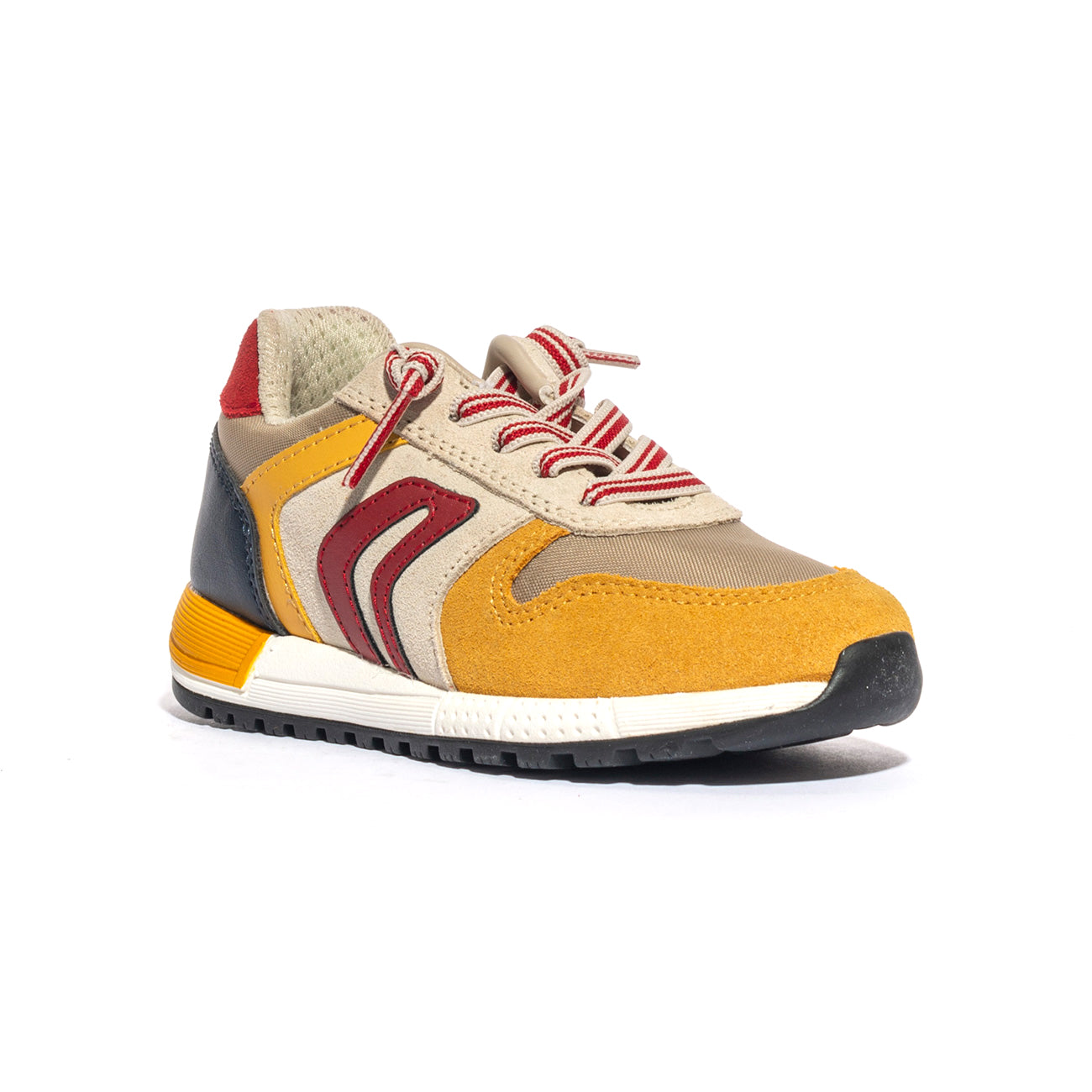 GEOX J459EB 022FU BEIGE YELLOW C0445 Sneakers Bambino 