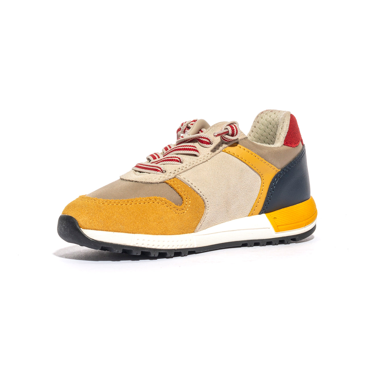 GEOX J459EB 022FU BEIGE YELLOW C0445 Sneakers Bambino 