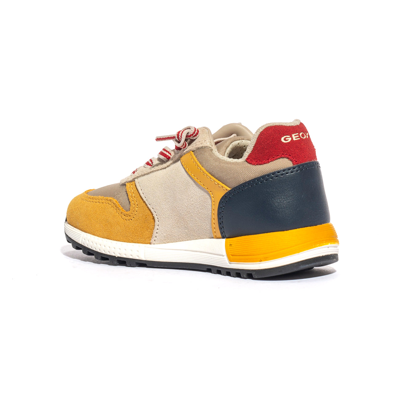 GEOX J459EB 022FU BEIGE YELLOW C0445 Sneakers Bambino 