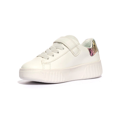 GEOX J45DVC 000BC WHITE MULTICOLOR C0653 Sneakers Bambina 