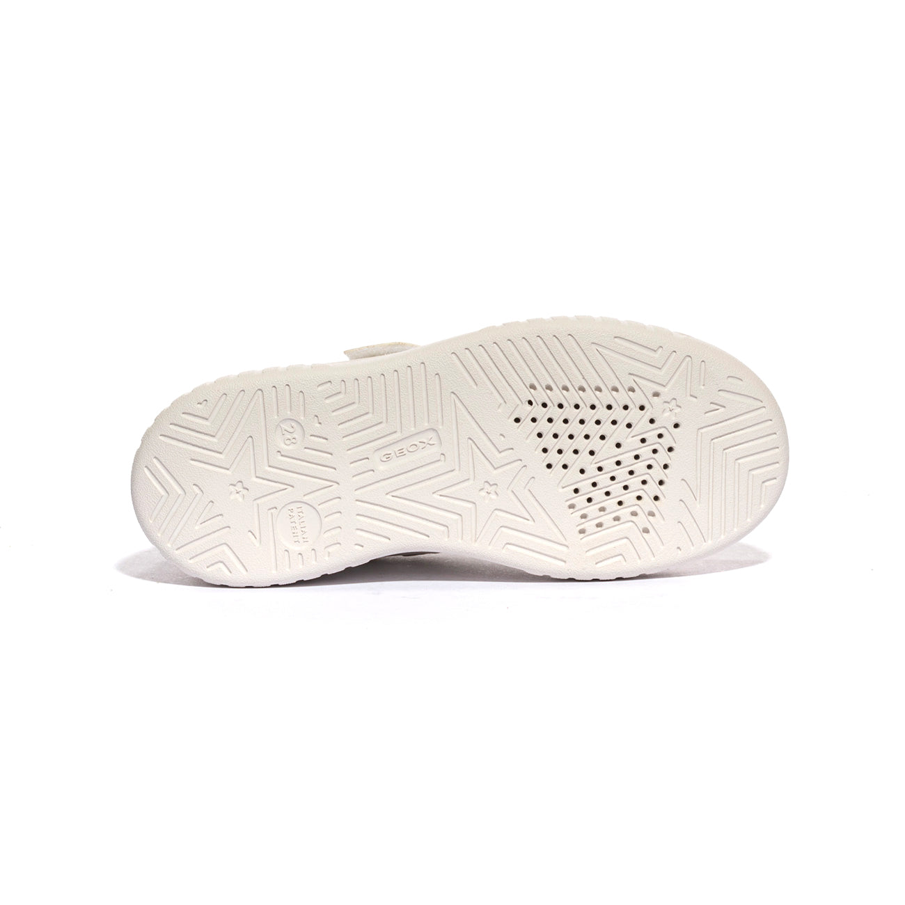 GEOX J45DVC 000BC WHITE MULTICOLOR C0653 Sneakers Bambina 