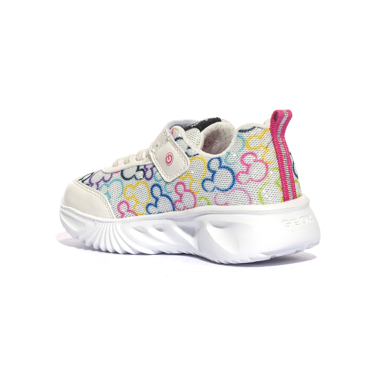 GEOX J45E9D 09LHH WHITE MULTICOLOR C0653 Sneakers Bambino 