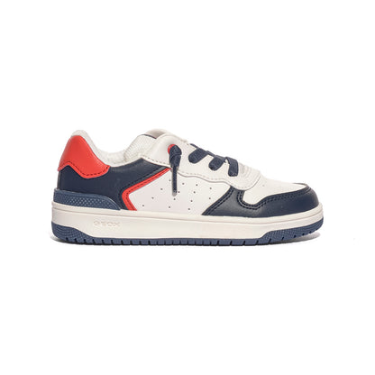 GEOX J45LQB WHITE NAVY C0899 Sneakers Bambino 