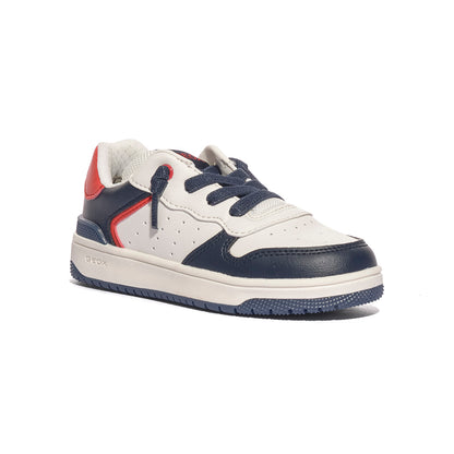 GEOX J45LQB WHITE NAVY C0899 Sneakers Bambino 